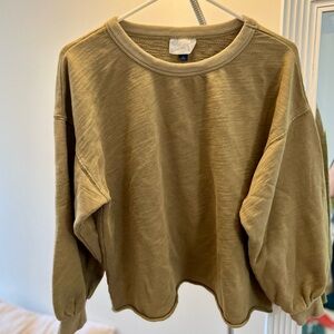 Universal Thread Bell Sleeve Crew Neck Sweatshirt